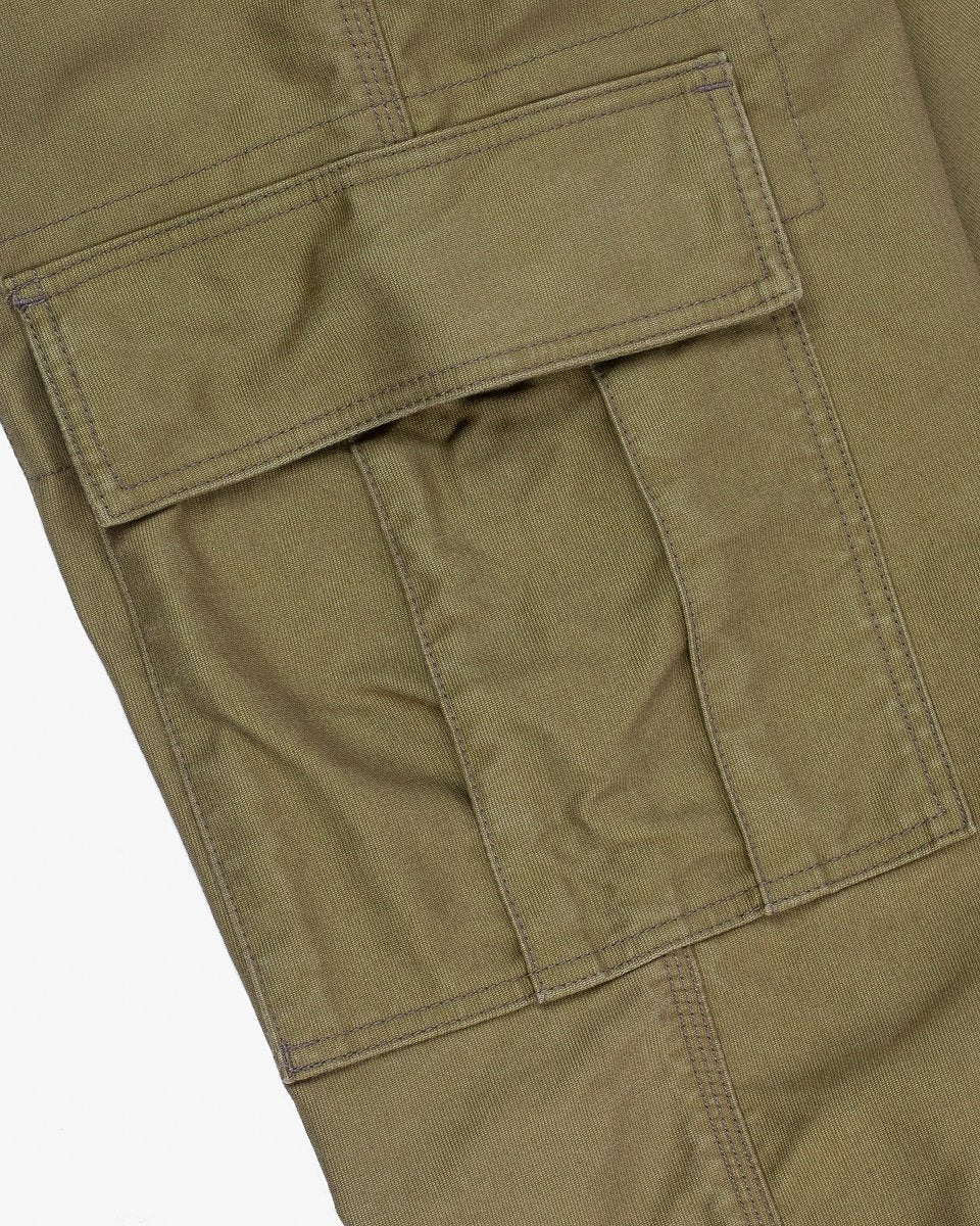 IH-738-KHA Whipcord Cargo Pants - Khaki