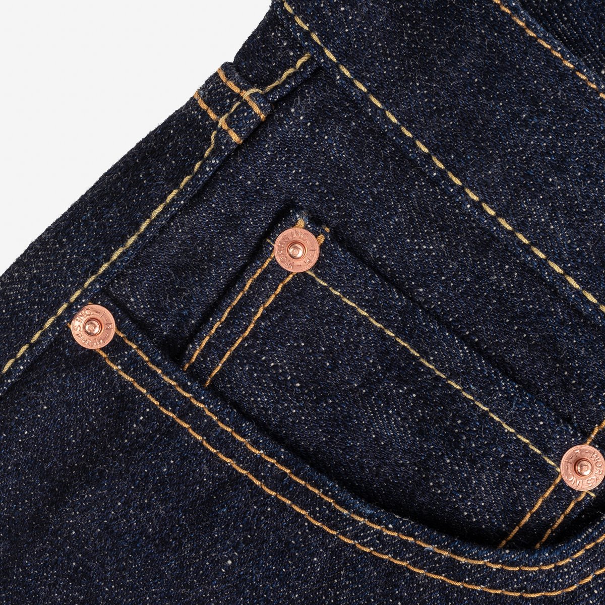 Iron Heart IH-888S-18 18oz Vintage Selvedge Denim Medium/High Rise Tapered Cut Jeans - Indigo