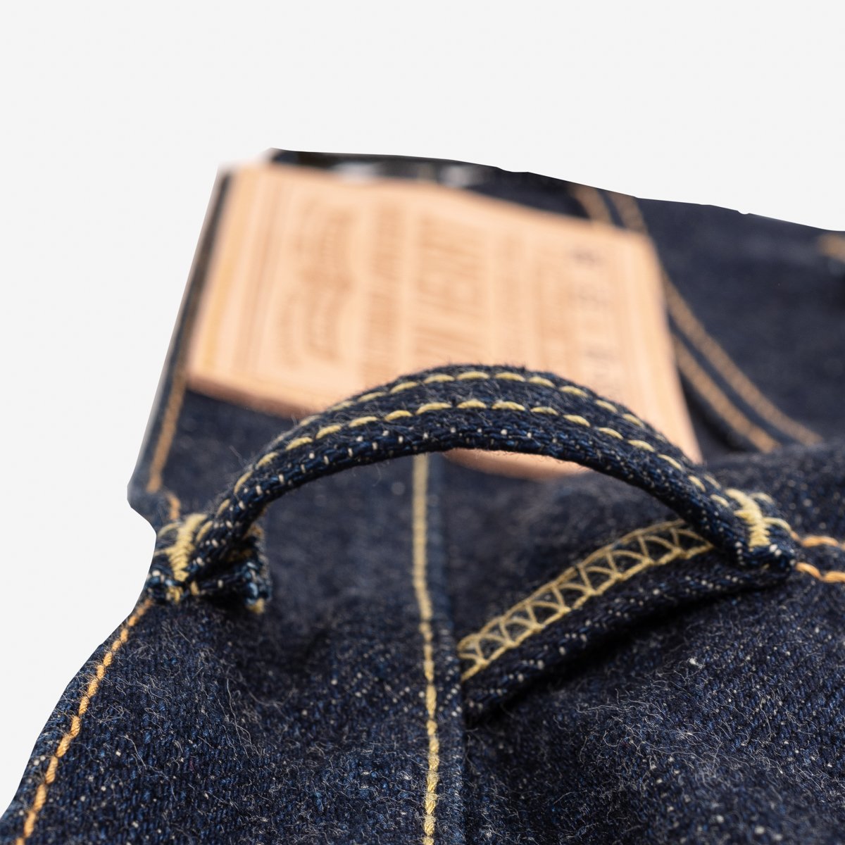 Iron Heart IH-888S-18 18oz Vintage Selvedge Denim Medium/High Rise Tapered Cut Jeans - Indigo