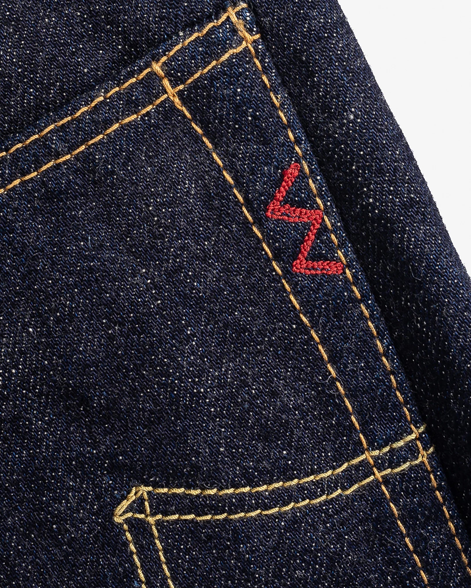 Iron Heart IH-666S-18 18oz Vintage Selvedge Denim Slim Straight Cut Jeans - Indigo