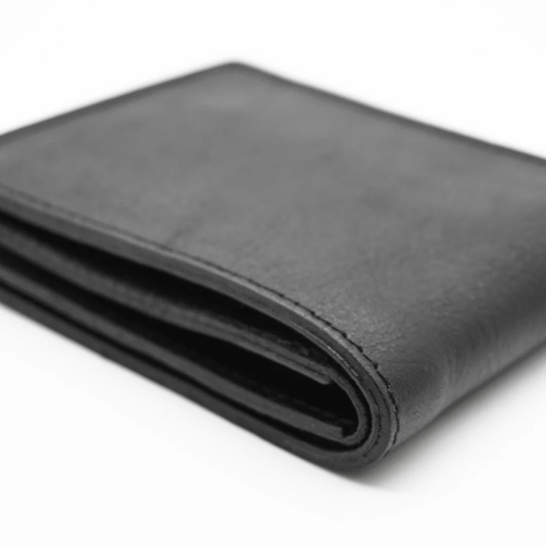 OGL Kingsman Classic Bi Fold Wallet - Tumbled Black