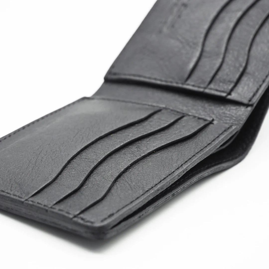 OGL Kingsman Classic Bi Fold Wallet - Tumbled Black