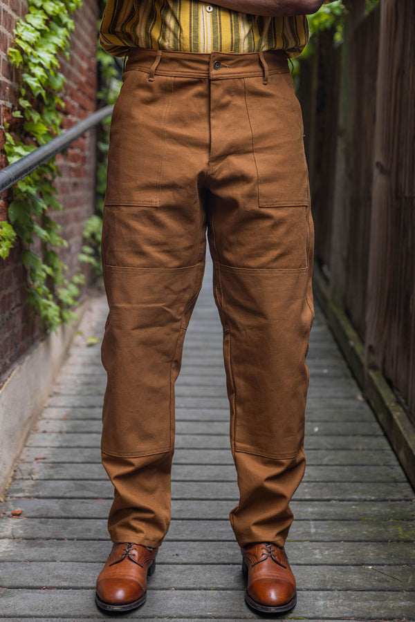 Jane Motorcycles Bedford Canvas Double Knee Pant - Natural