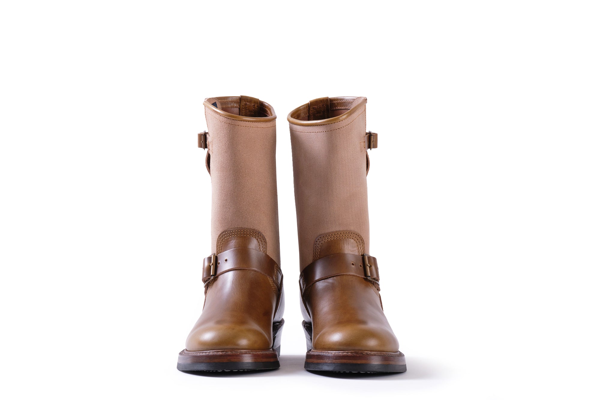 (Pre-Order FW26) John Lofgren Wabash Engineer Boots - Christmas 2026 Limited Edition - Horween CXL Olive/Natural Roughout