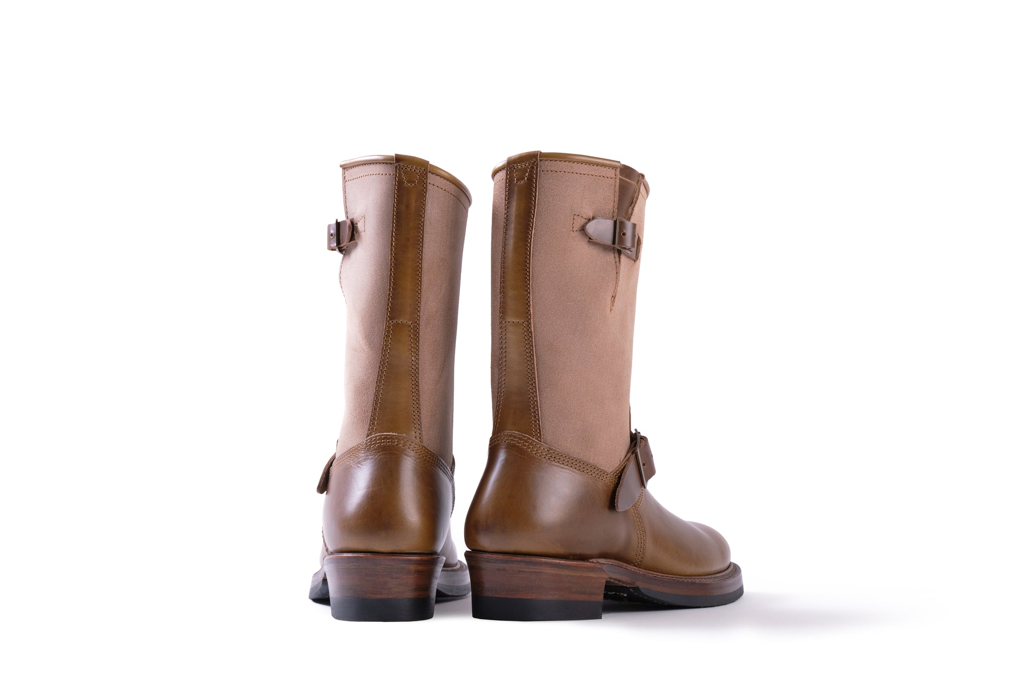 (Pre-Order FW26) John Lofgren Wabash Engineer Boots - Christmas 2026 Limited Edition - Horween CXL Olive/Natural Roughout