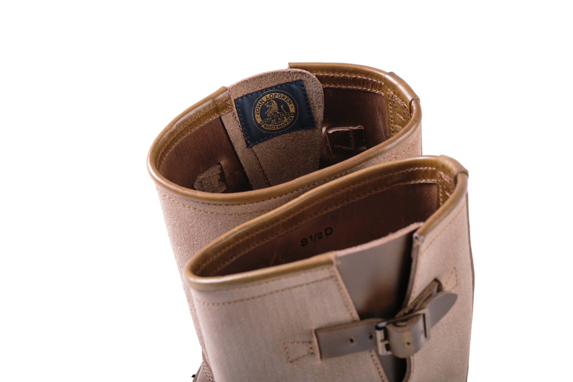 (Pre-Order FW26) John Lofgren Wabash Engineer Boots - Christmas 2026 Limited Edition - Horween CXL Olive/Natural Roughout