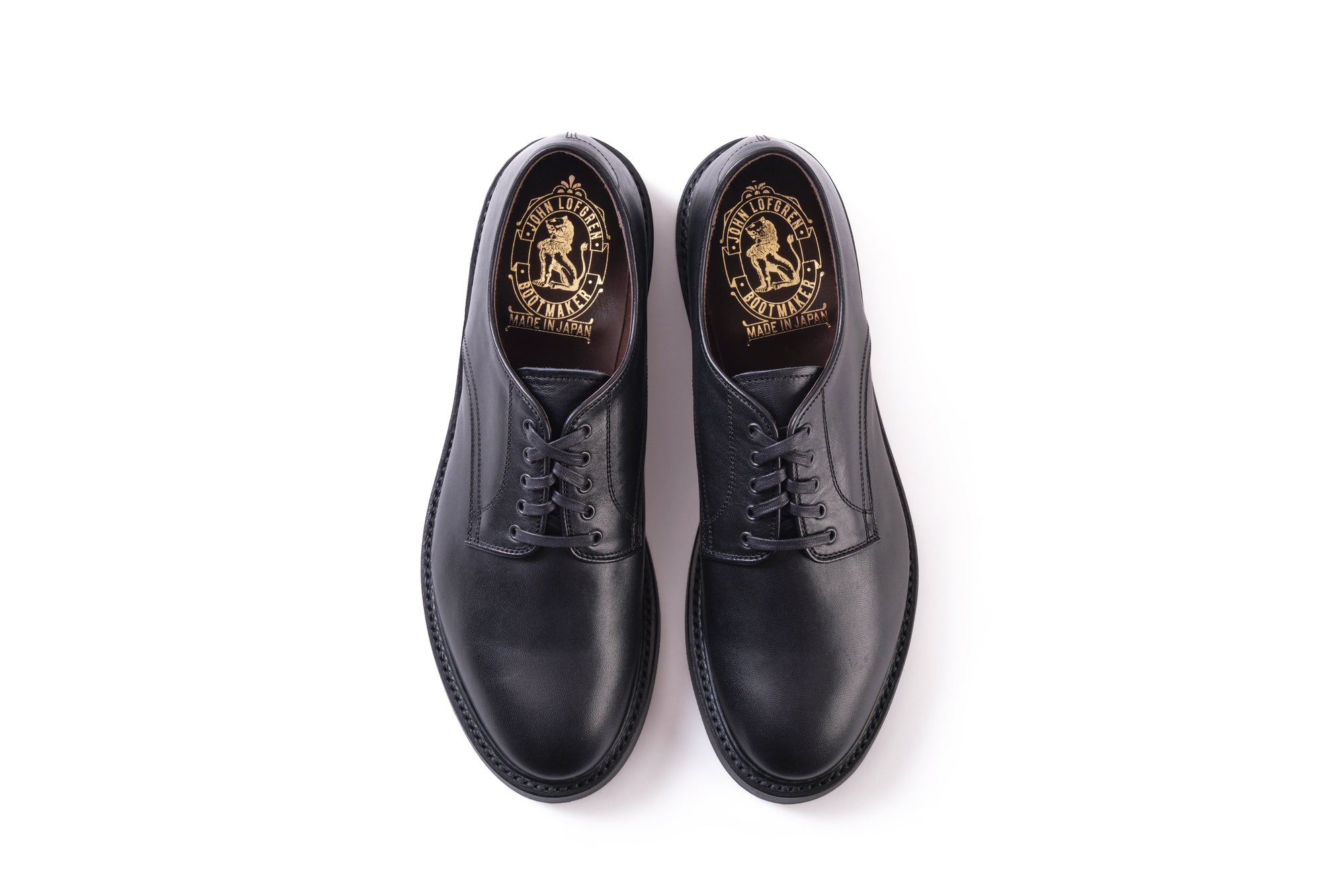 (Pre-Order FW26) John Lofgren Bootmaker Wayfarer Derby - Shinki Hikaku Horsehide Black