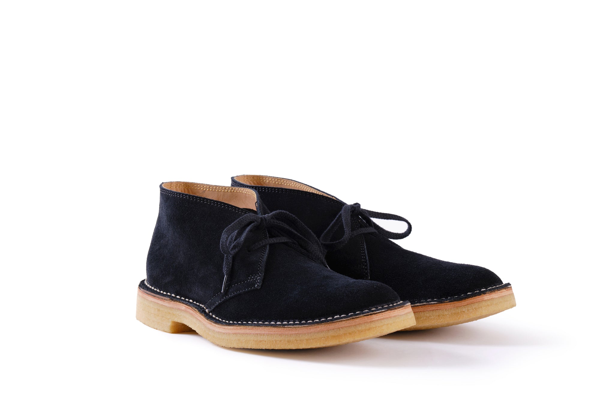 (Pre-Order FW26) John Lofgren Military Desert Boot - Japanese Suede Black