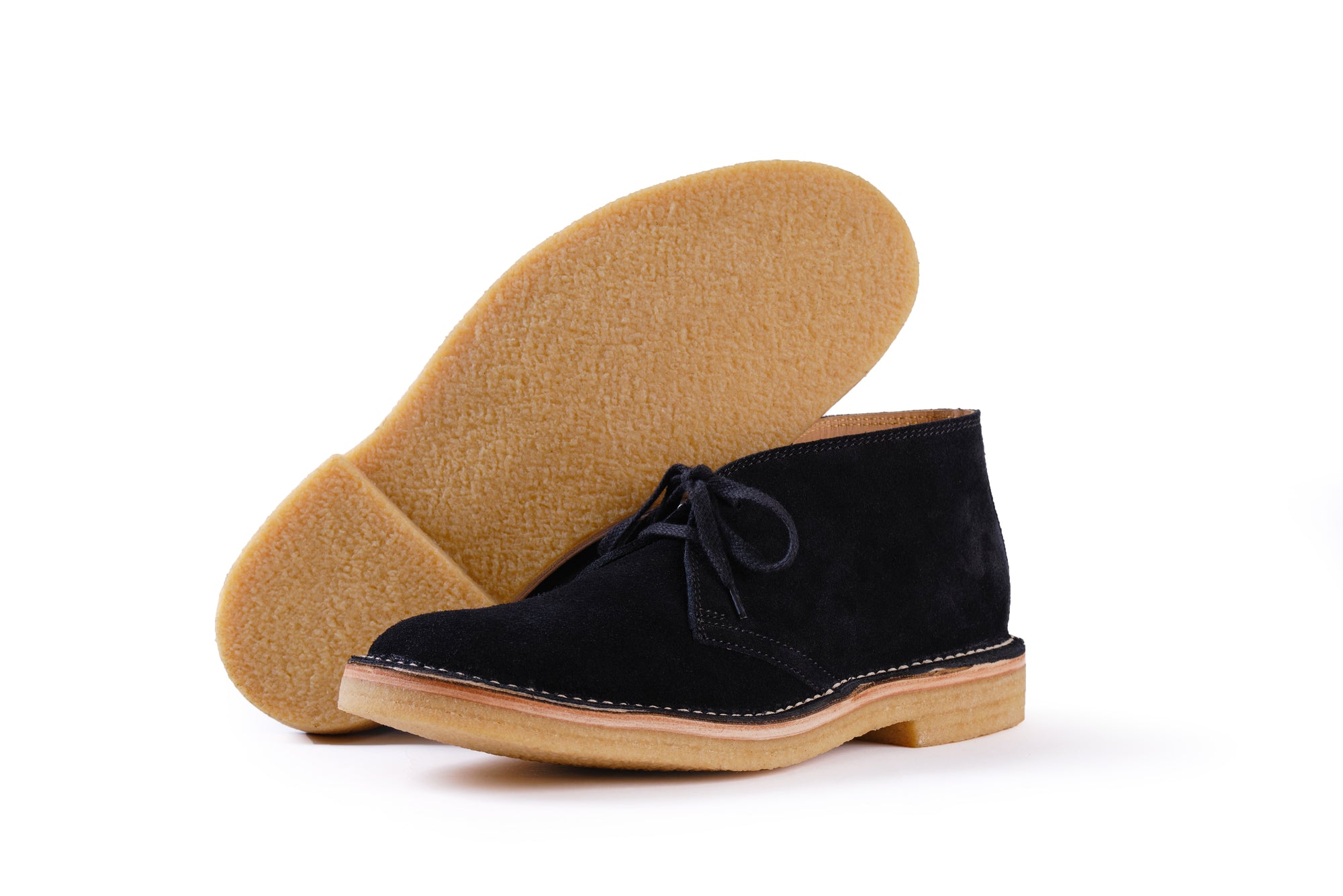 (Pre-Order FW26) John Lofgren Military Desert Boot - Japanese Suede Black