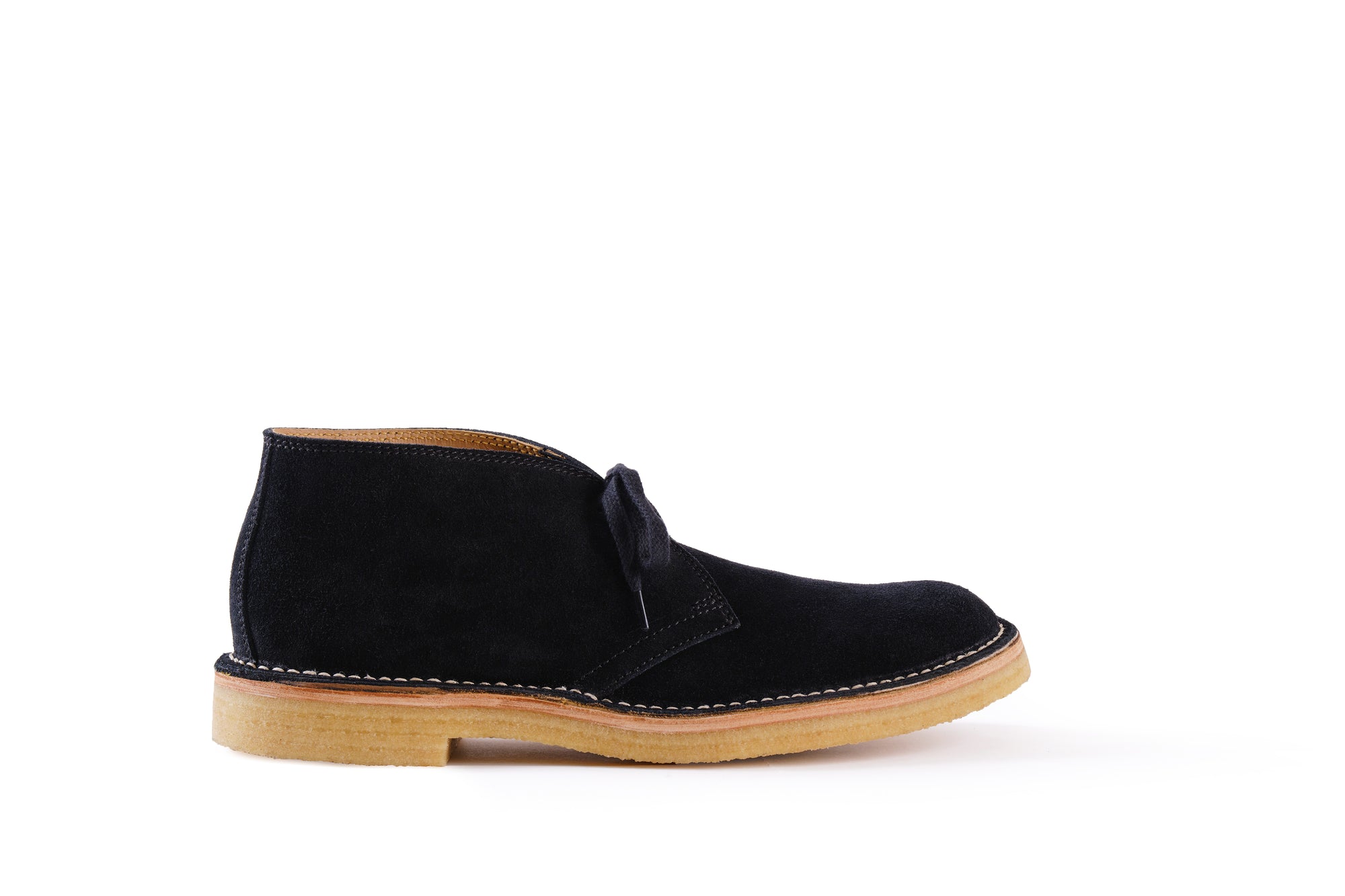 (Pre-Order FW26) John Lofgren Military Desert Boot - Japanese Suede Black