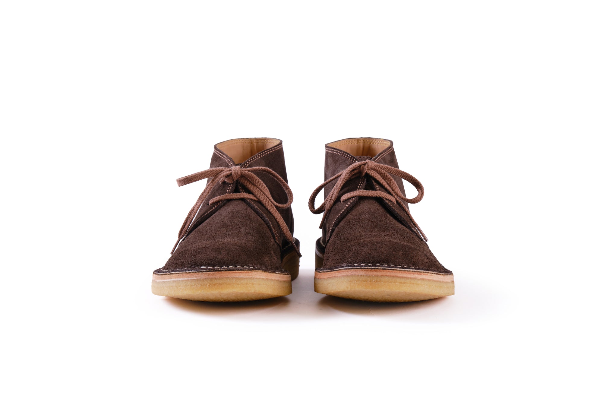 (Pre-Order FW26) John Lofgren Military Desert Boot - Japanese Suede Dark Brown