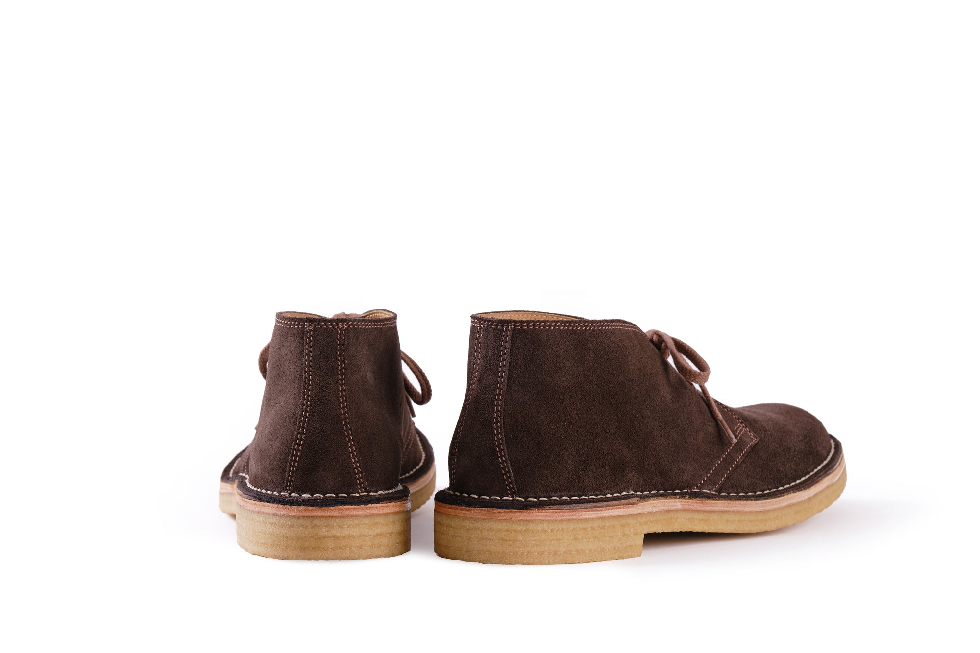 (Pre-Order FW26) John Lofgren Military Desert Boot - Japanese Suede Dark Brown