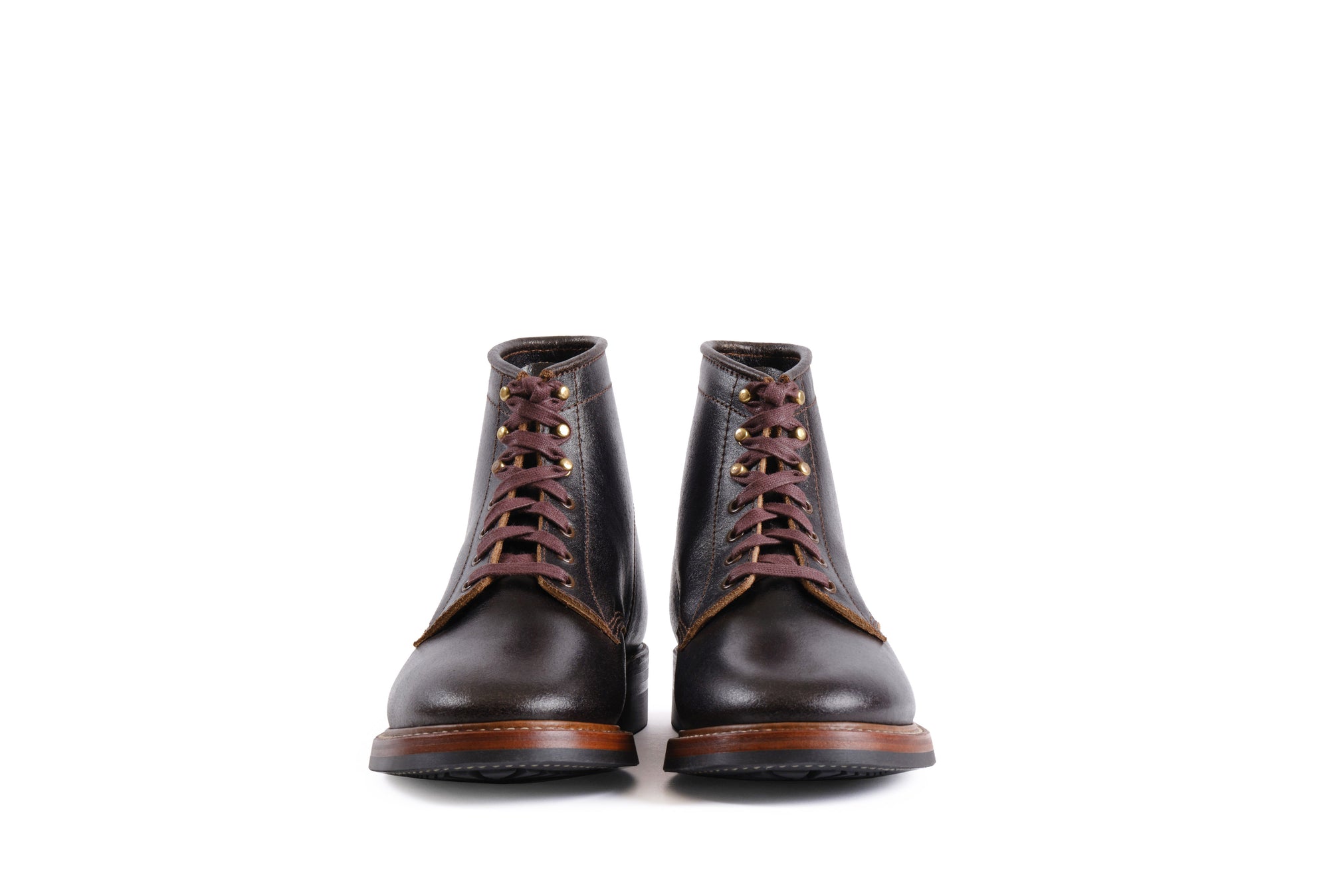Pre-Order SS26) John Lofgren El Capitan Boots - Horween Waxed Flesh Dark Brown