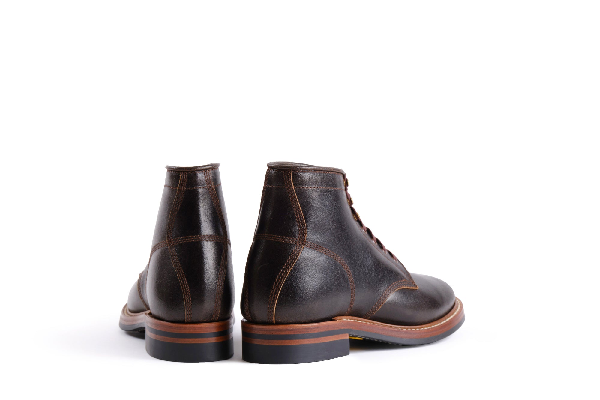 Pre-Order SS26) John Lofgren El Capitan Boots - Horween Waxed Flesh Dark Brown