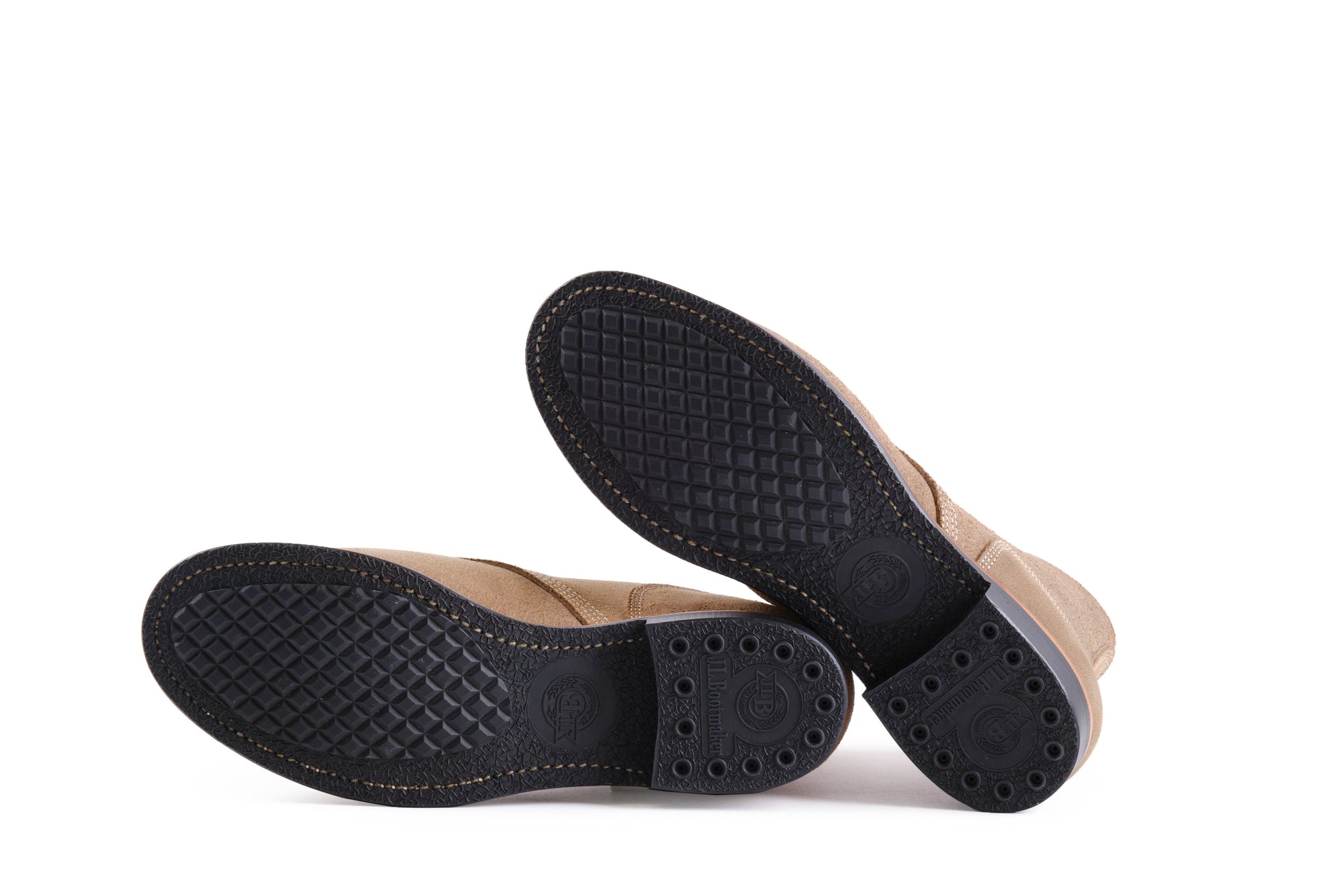 John Lofgren US Navy N-1 Field Shoes Boondockers - Natural Roughout Horween CXL