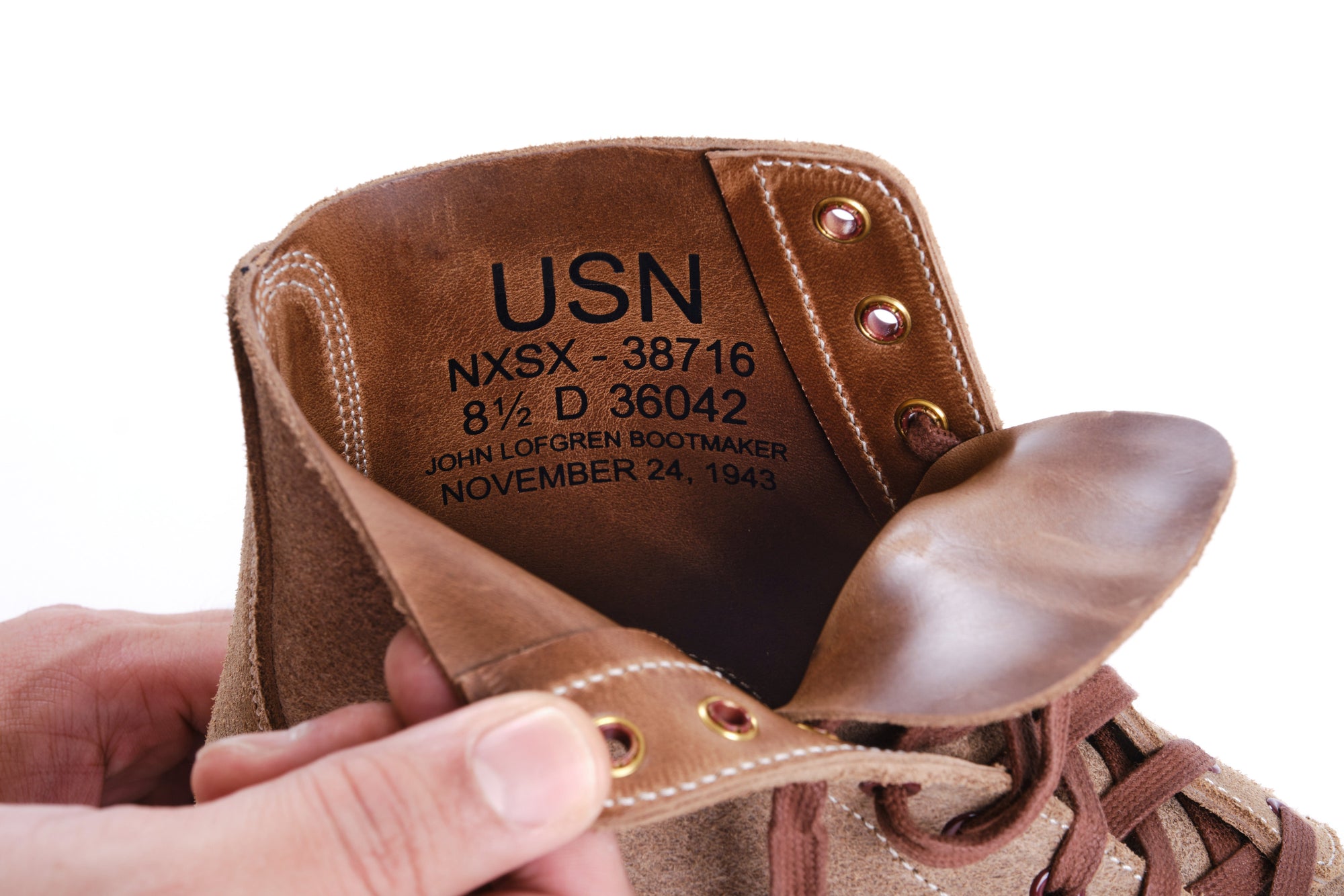 (Pre-Order SS26) John Lofgren US Navy N-1 Field Shoes Boondockers - Horween Leather CXL