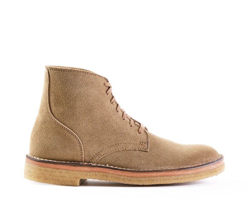 (Pre-Order SS26) John Lofgren Sahara Boots - Japanese Suede Khaki