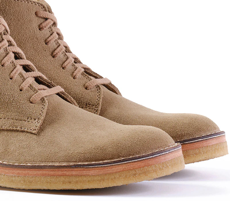 (Pre-Order SS26) John Lofgren Sahara Boots - Japanese Suede Khaki