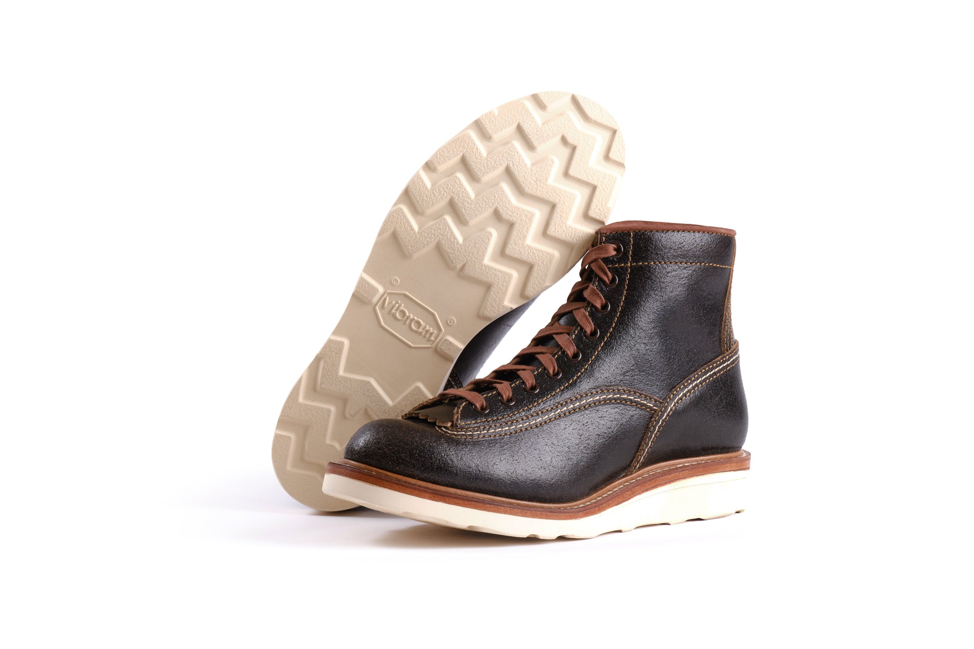 (Pre-Order SS26) John Lofgren Donkey Puncher Boots - Horween Waxed Flesh Dark Brown