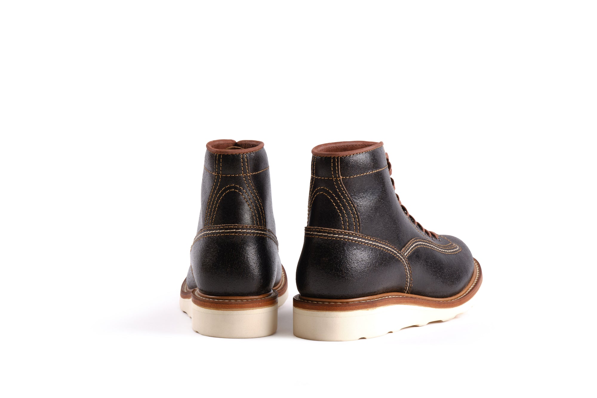 (Pre-Order SS26) John Lofgren Donkey Puncher Boots - Horween Waxed Flesh Dark Brown