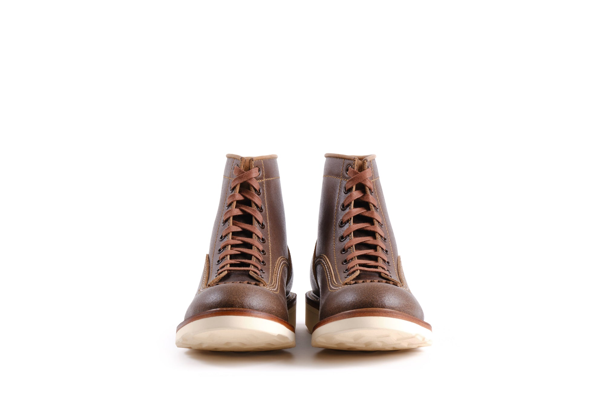 (Pre-Order SS26) John Lofgren Donkey Puncher Boots - Horween Waxed Flesh Natural