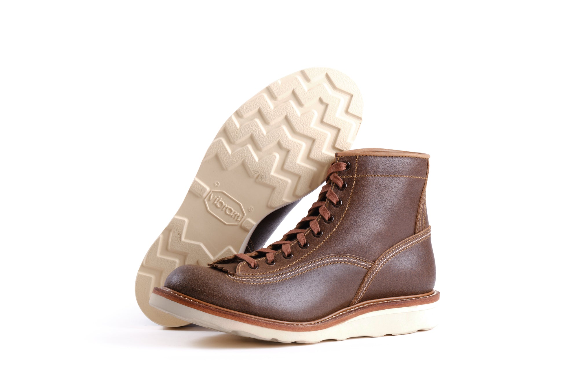 (Pre-Order SS26) John Lofgren Donkey Puncher Boots - Horween Waxed Flesh Natural