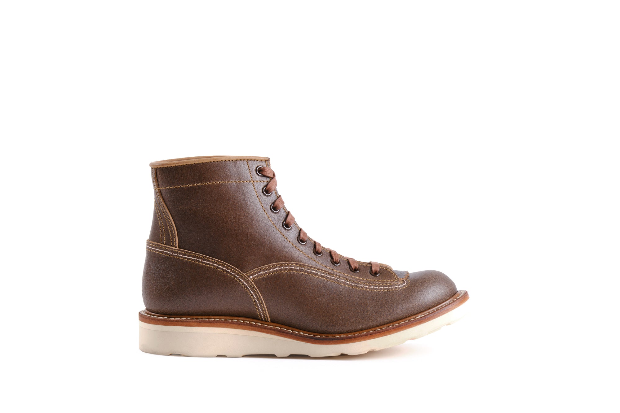 (Pre-Order SS26) John Lofgren Donkey Puncher Boots - Horween Waxed Flesh Natural