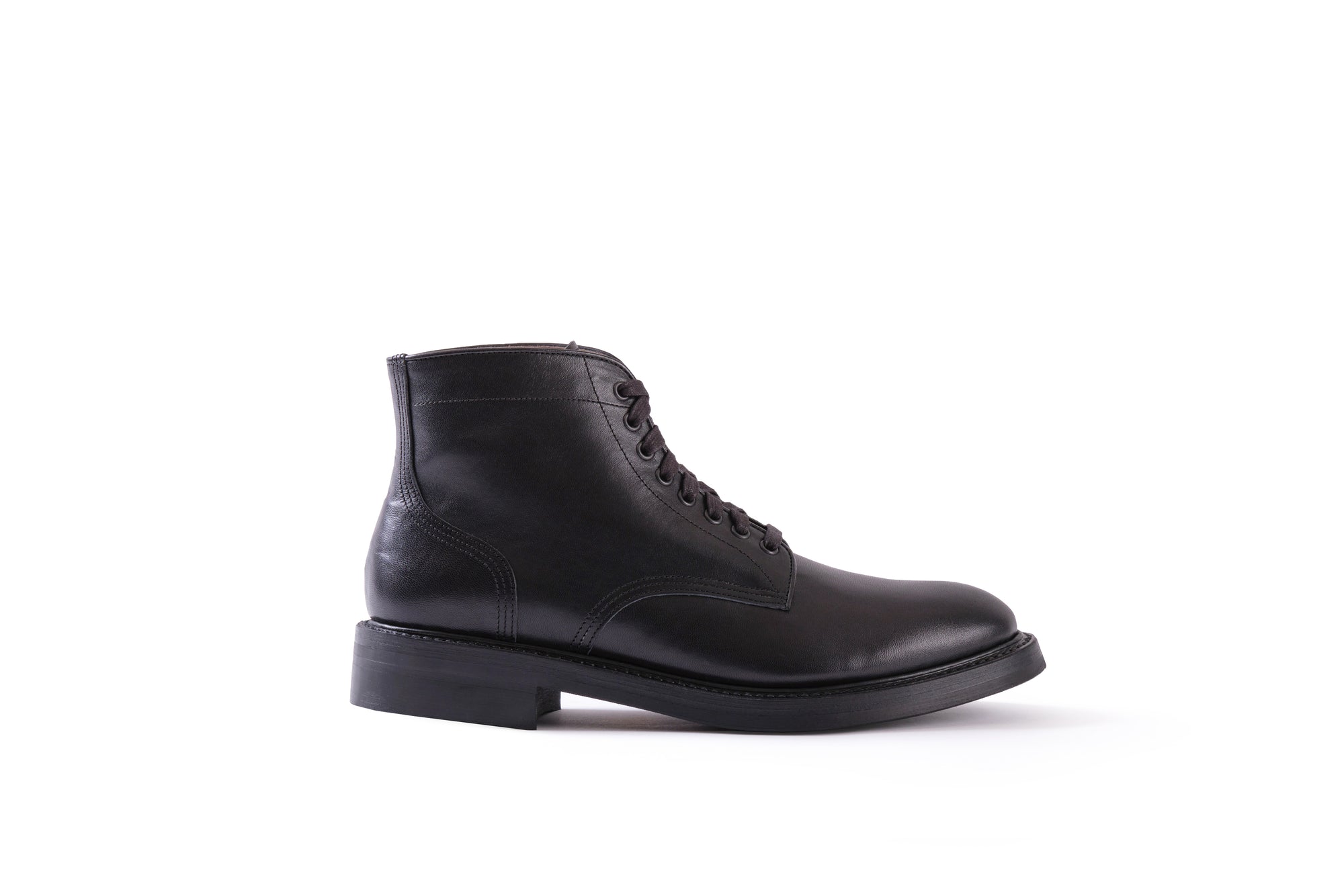 (Pre-Order FW26) John Lofgren Bootmaker Highland Boot - Shinki Hikaku Horsehide Black