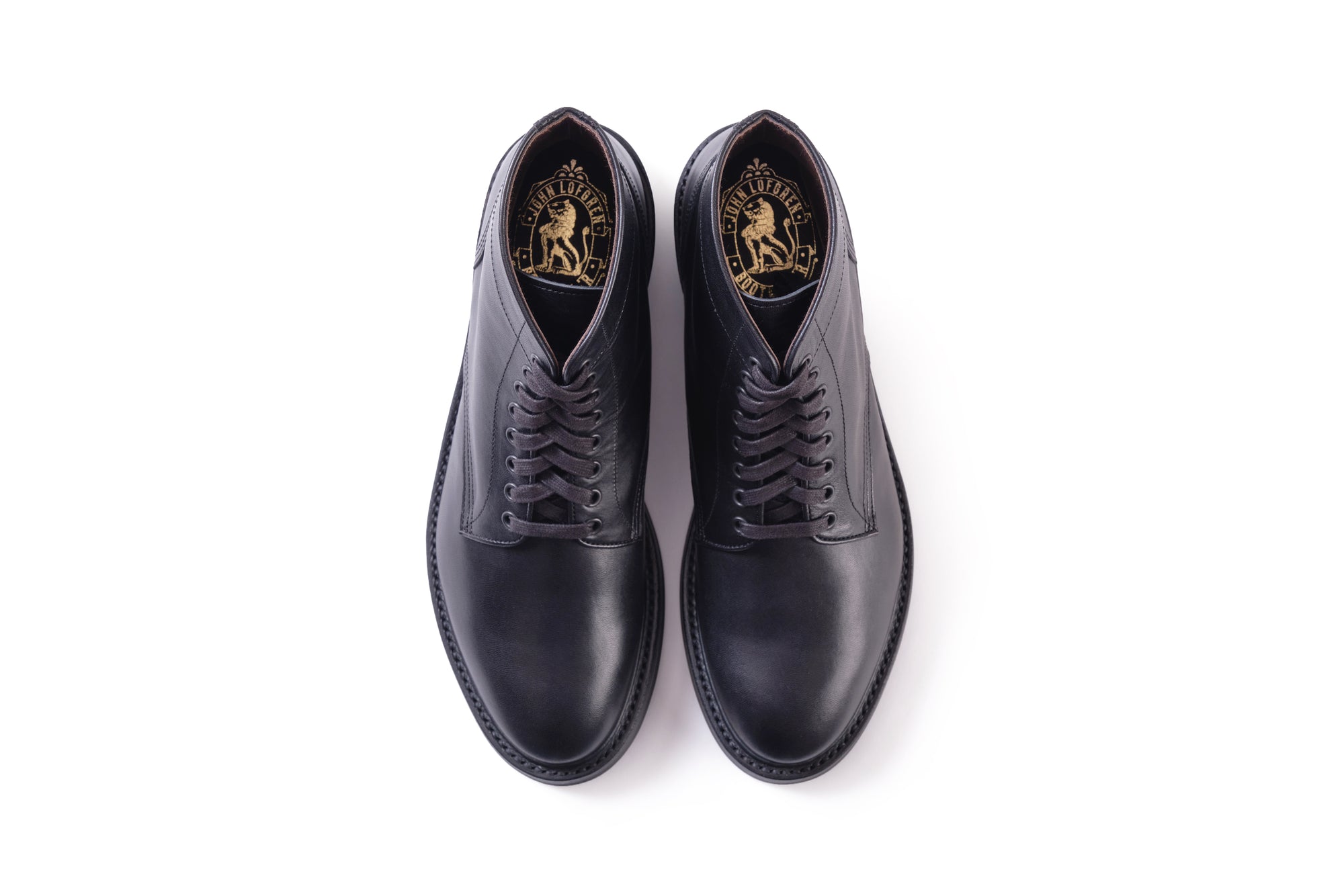 (Pre-Order FW26) John Lofgren Bootmaker Highland Boot - Shinki Hikaku Horsehide Black