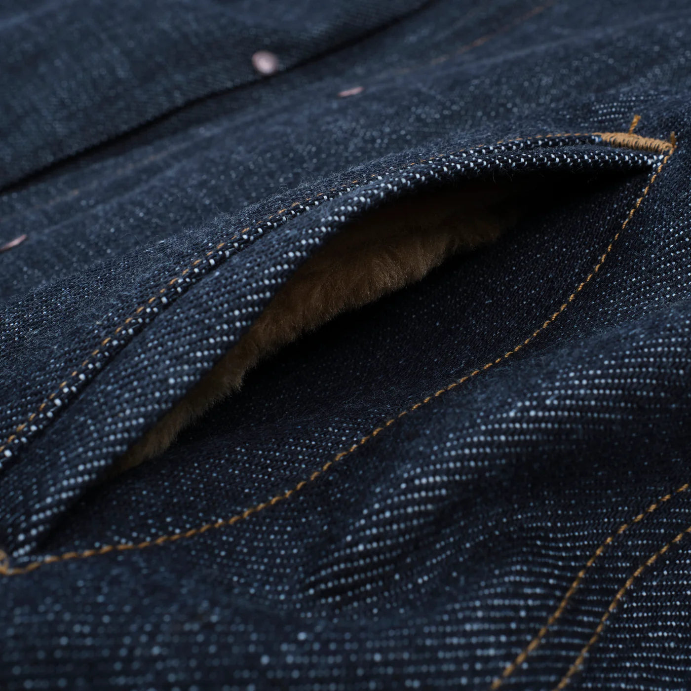 Freenote Cloth RJ-2 Denim Shearling - 20oz Selvedge