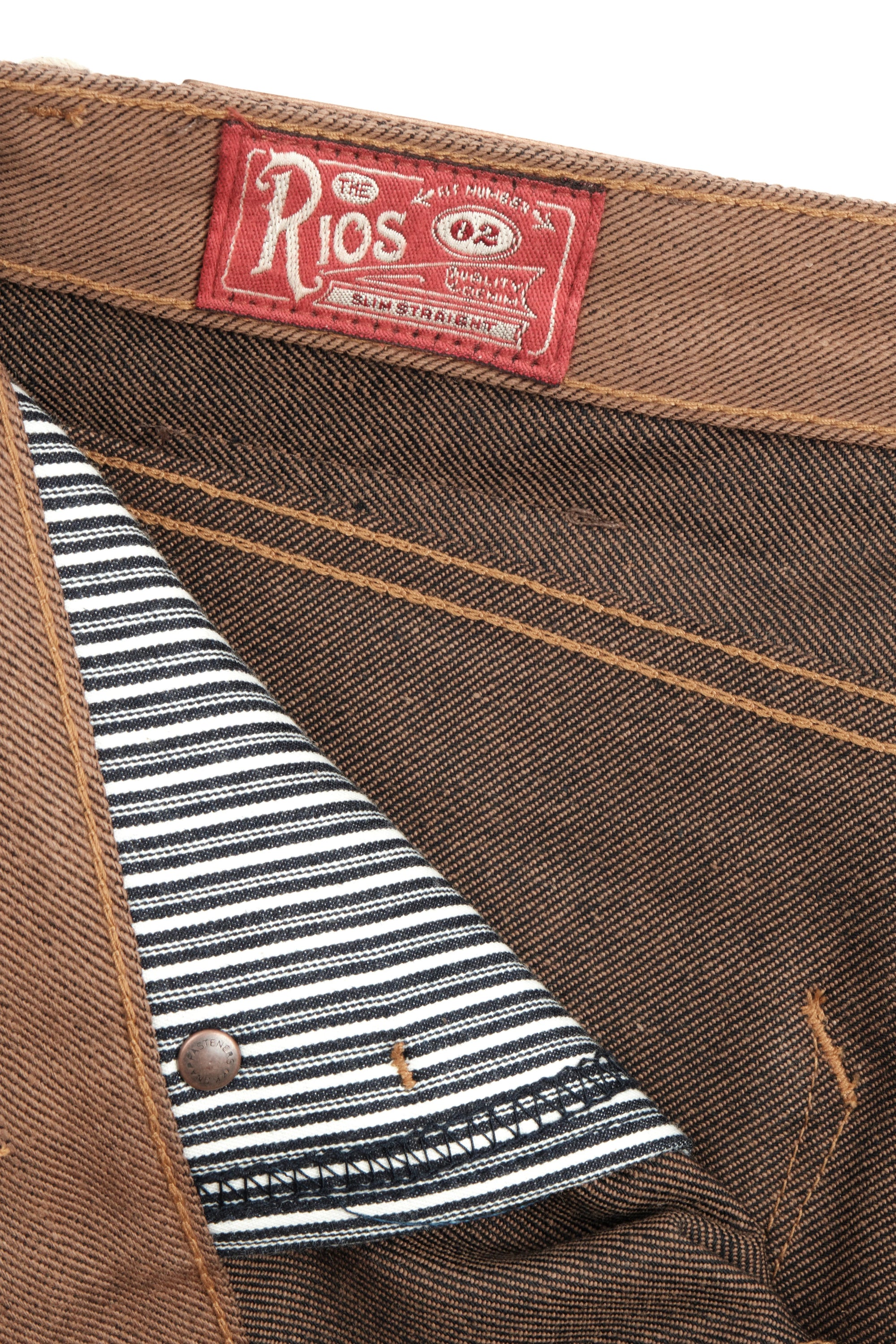 Freenote Cloth Rios - 15oz Brown Denim