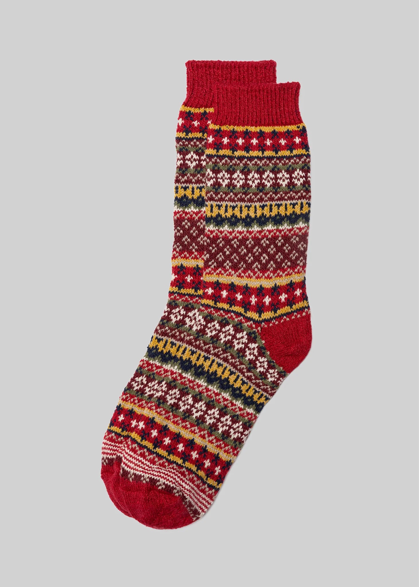 American Trench Cotton Fair Isle Sock
