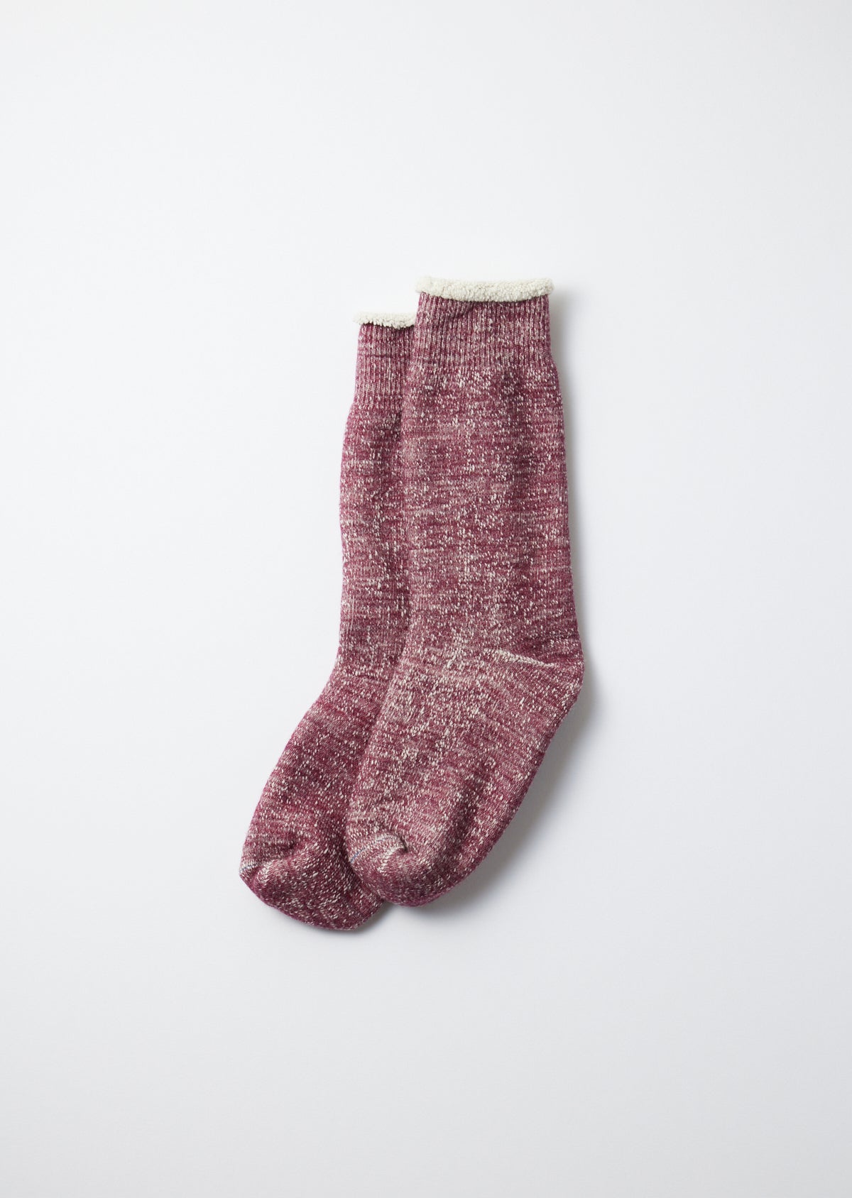 Rototo R1001 Double Faced Crew Socks - Grape