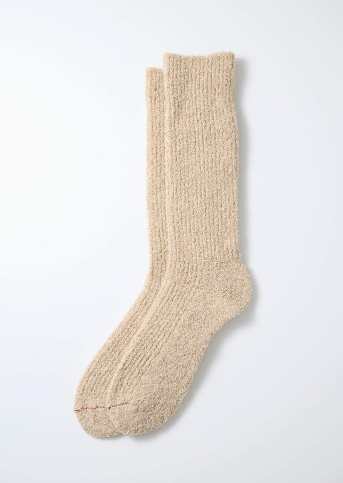Rototo R1636 Merino Boucle Socks - Ecru