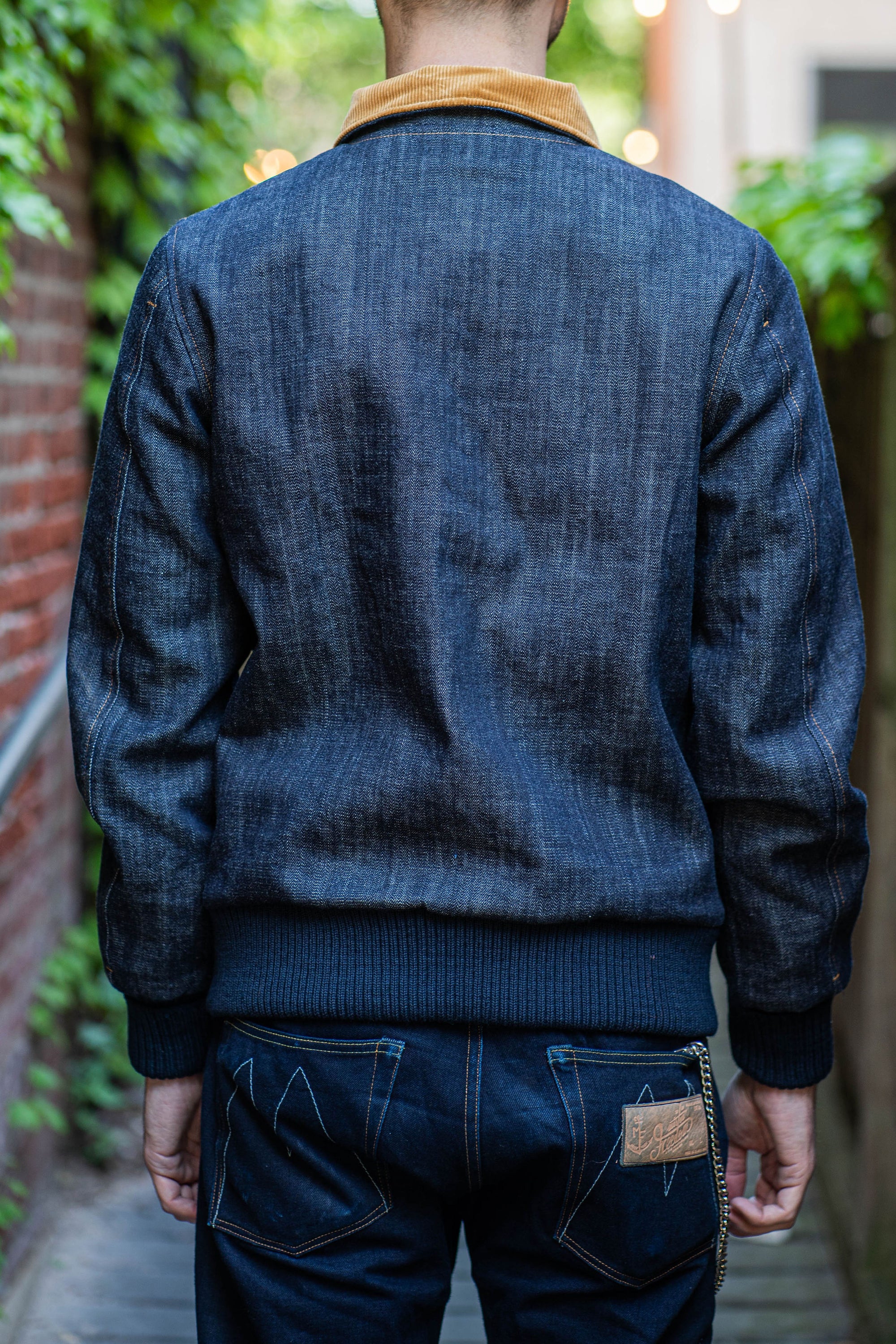 Dehen 1920 Carrier Jacket - Indigo Denim/Fawn Corduroy - Franklin