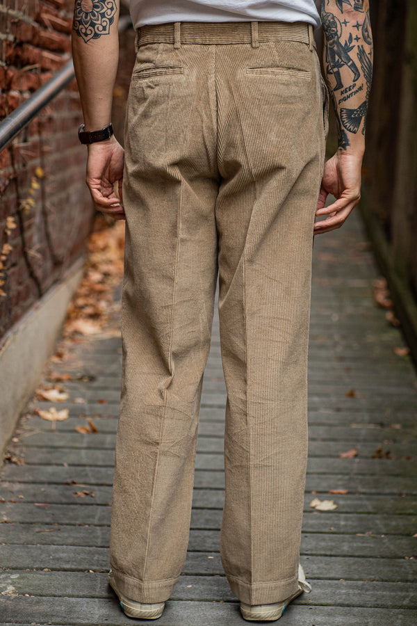 Knickerbocker Corduroy Town Pant - Khaki - Franklin & Poe