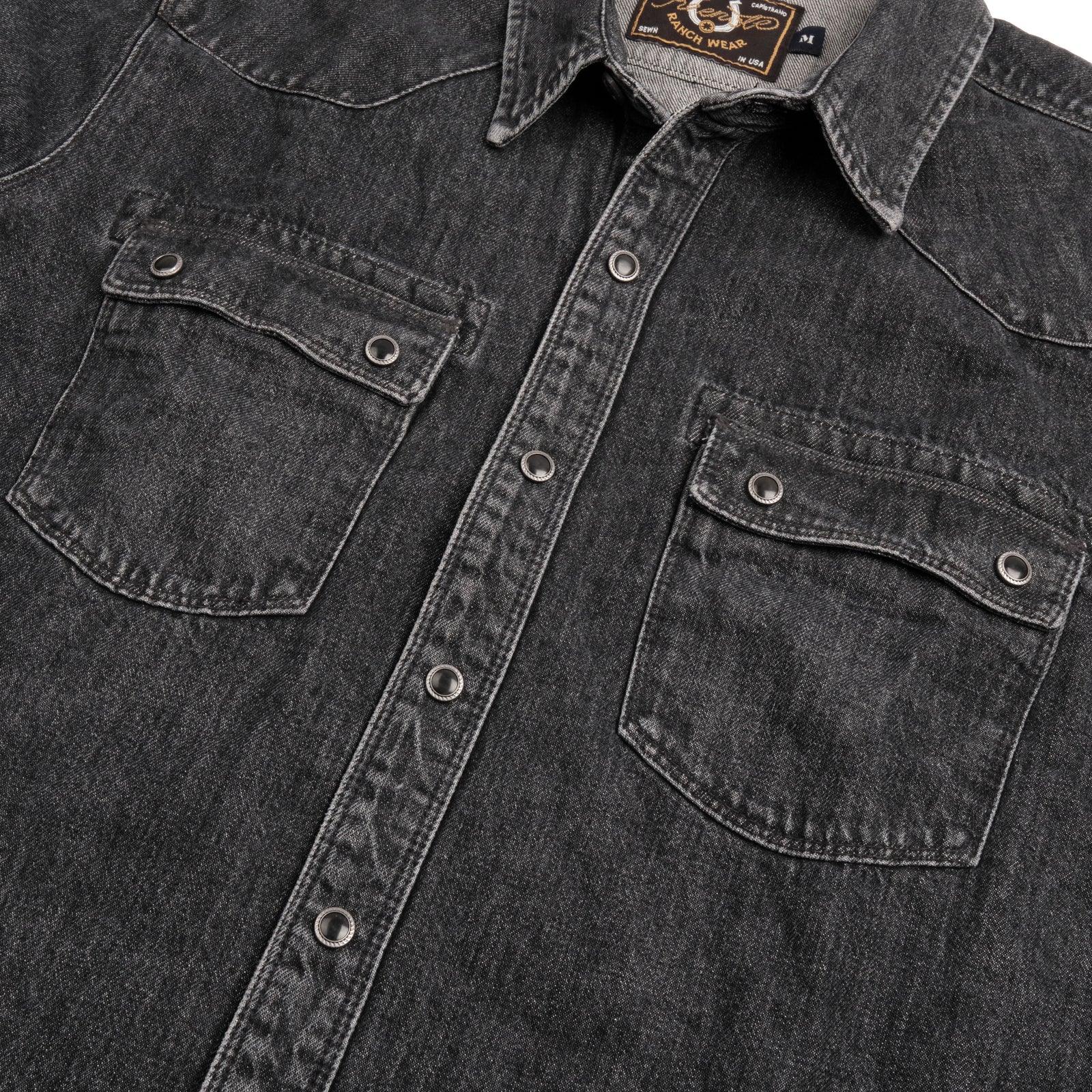 Freenote Cloth Modern Western - 11oz Washed Black Denim