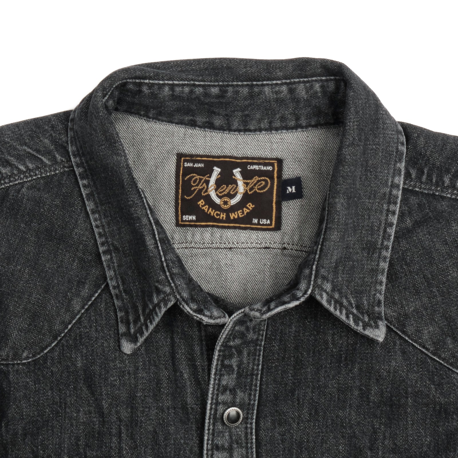 Freenote Cloth Modern Western - 11oz Washed Black Denim