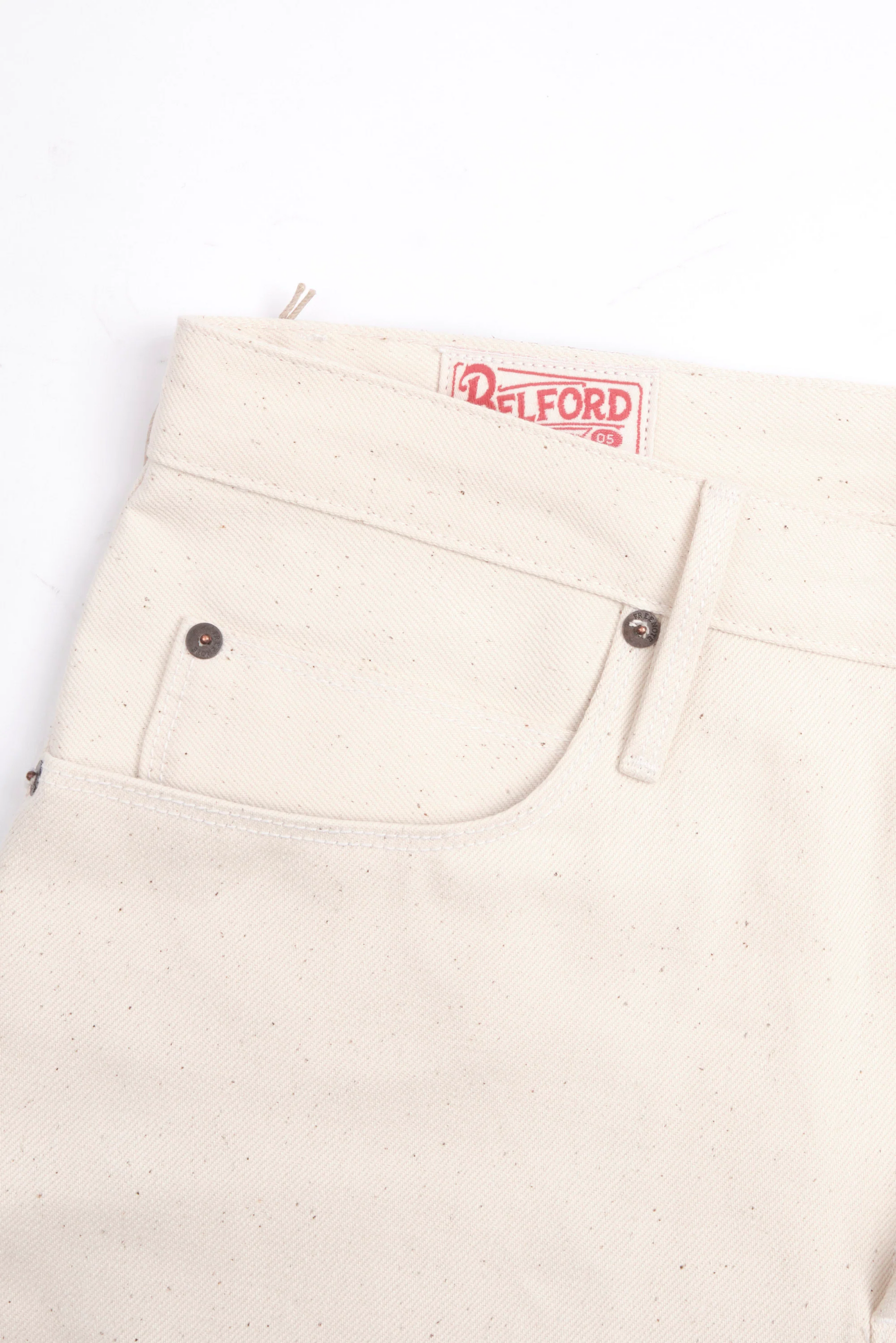 Freenote Cloth Belford - 14oz Ecru Denim