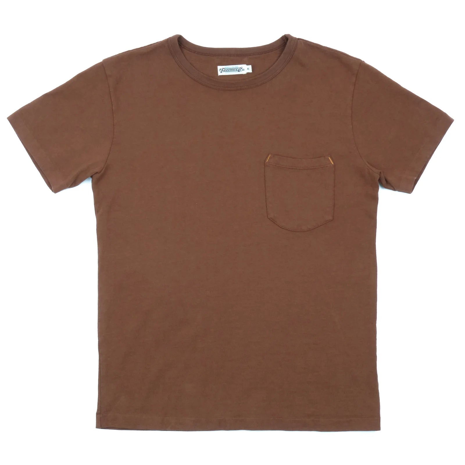 Freenote Cloth 13oz Pocket T-Shirt - Chocolate