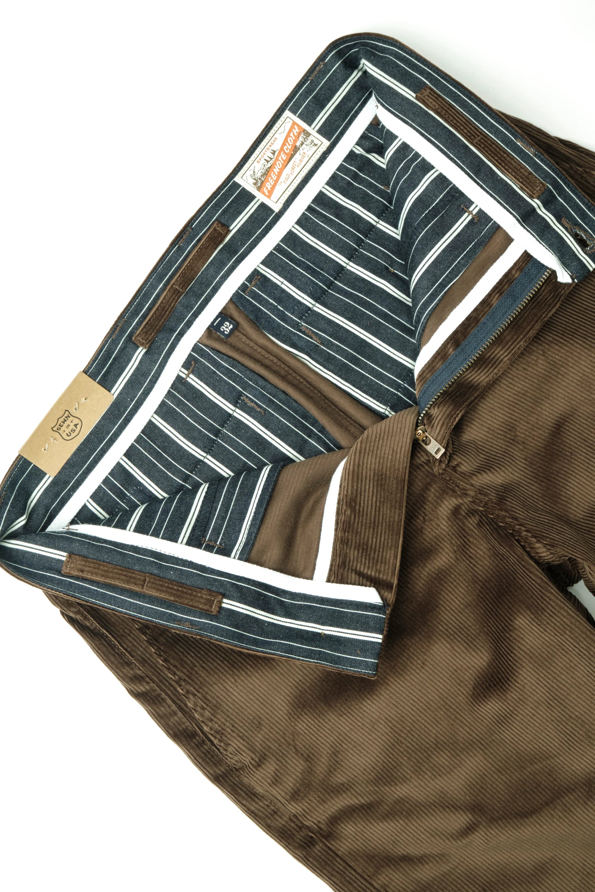 Freenote Cloth Deck Pant - Olive Cord