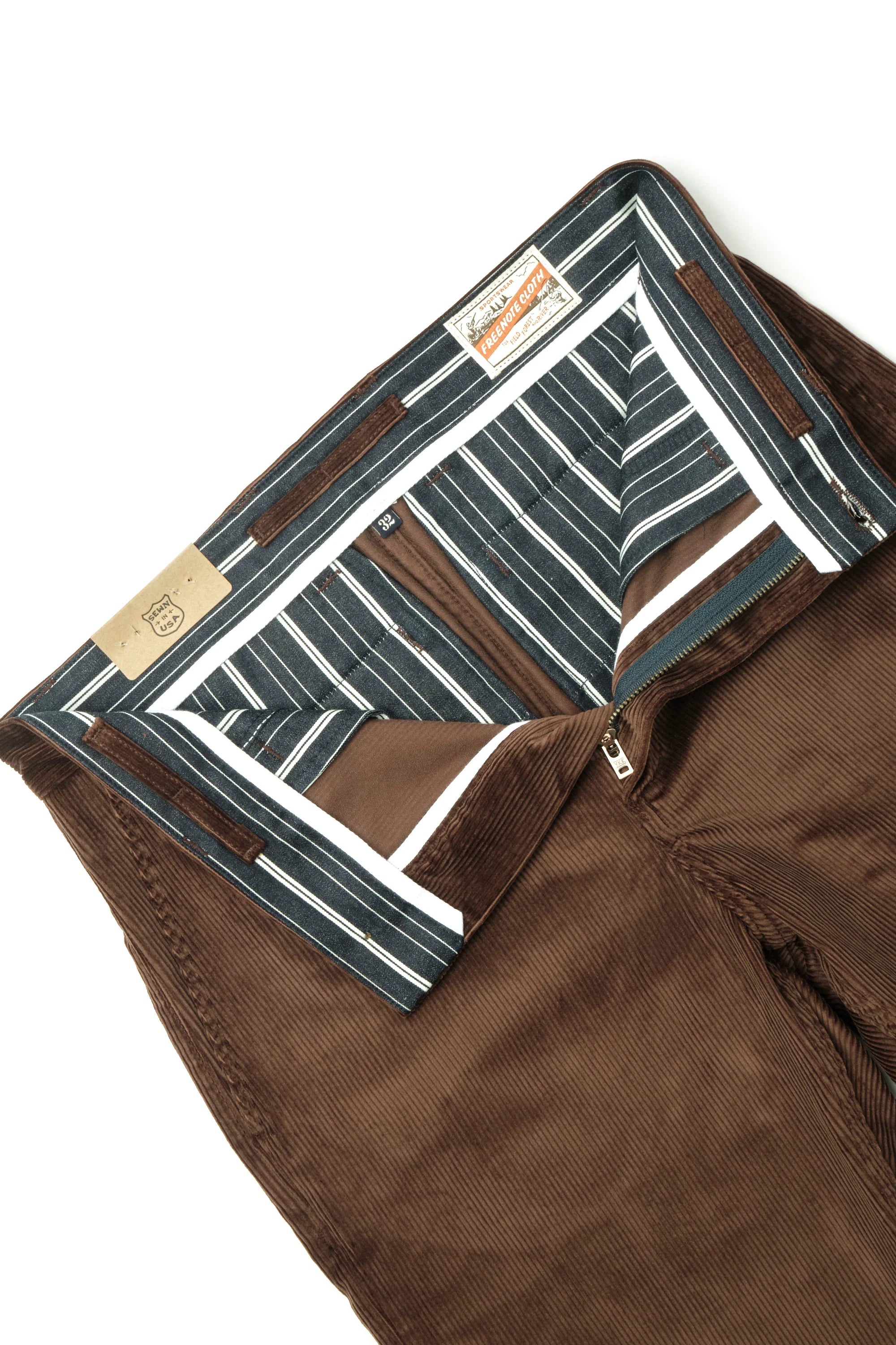 Freenote Cloth Deck Pant - Chocolate Cord