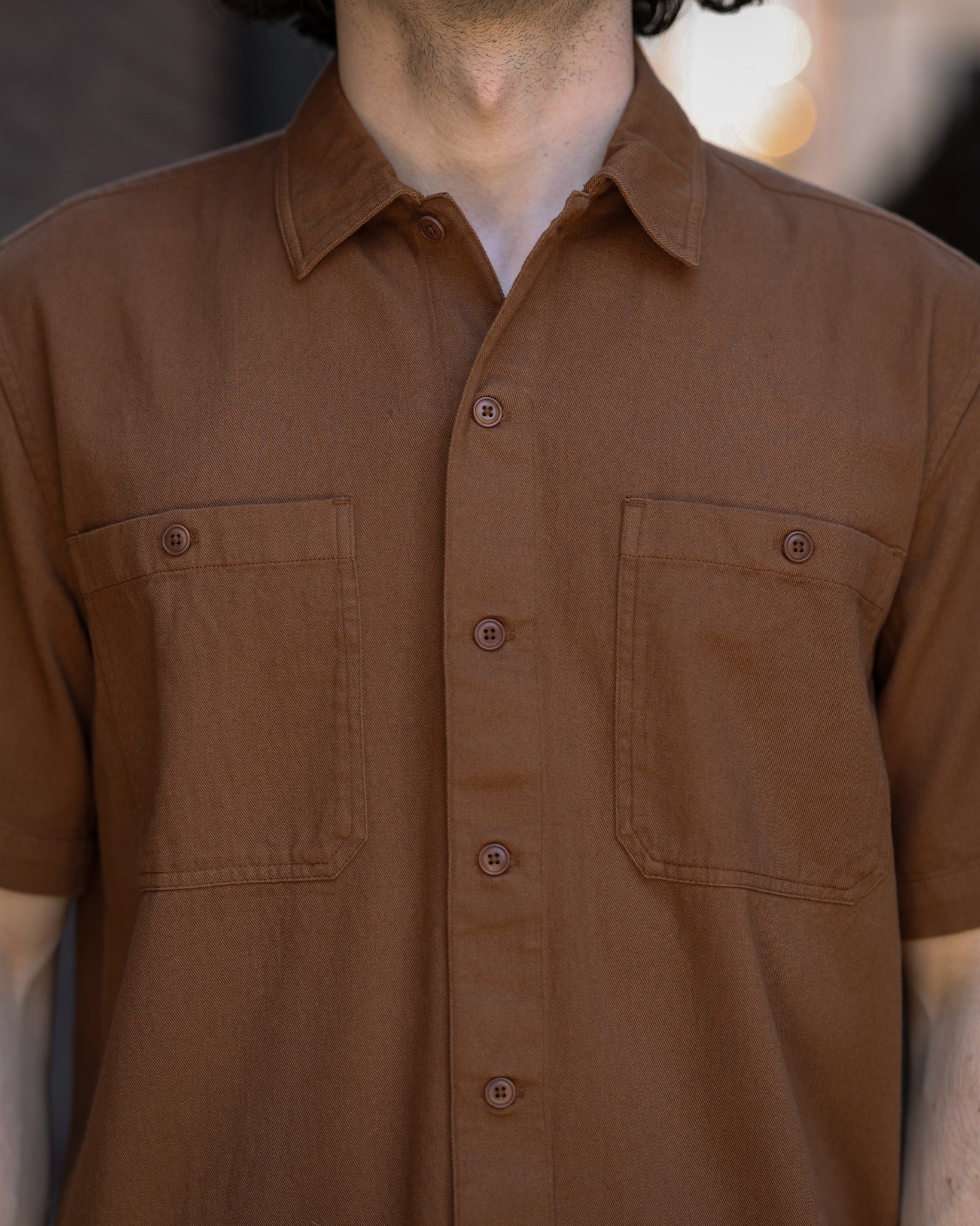 3sixteen Short Sleeve Shirt - Sandstone Twill