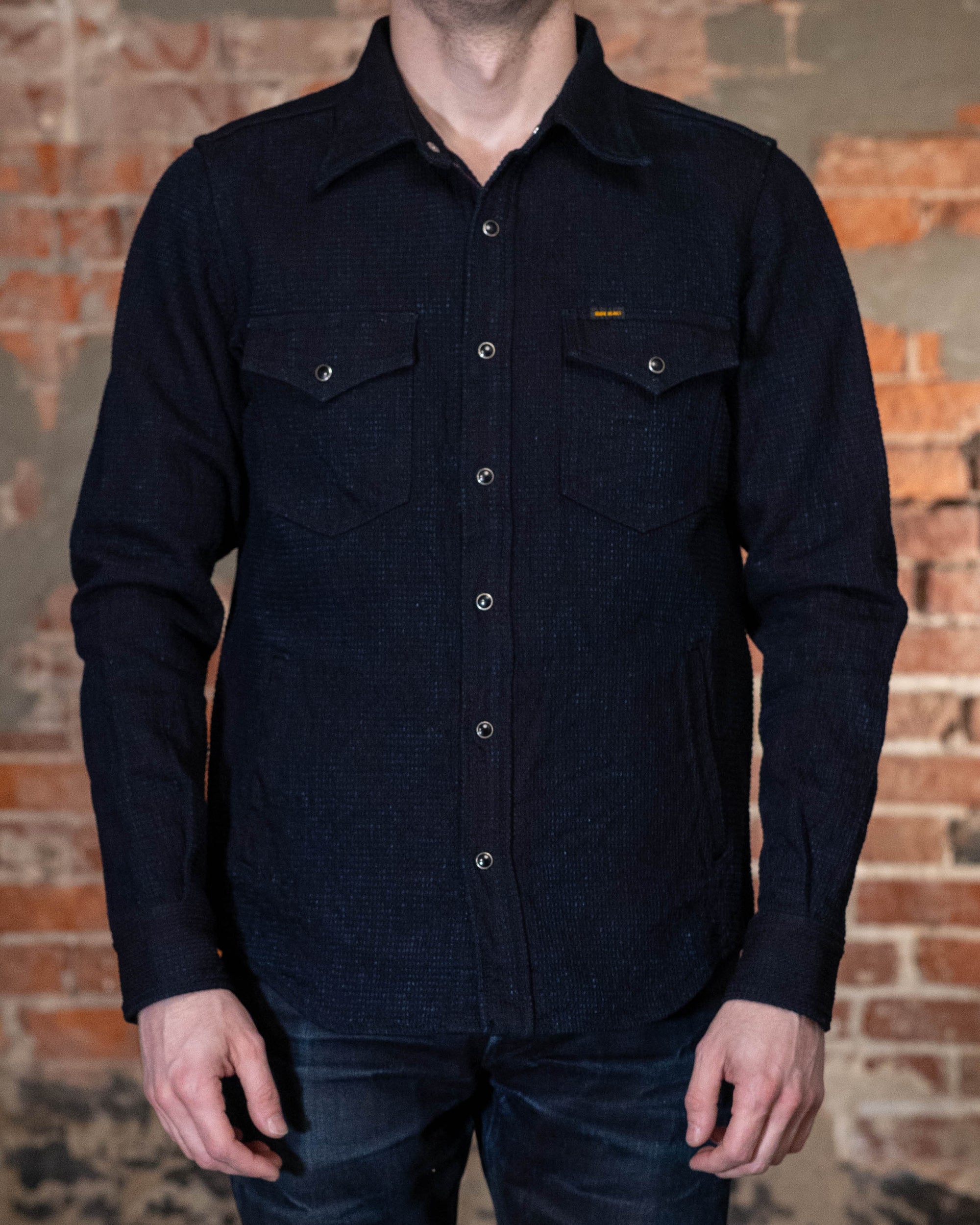 Iron Heart IHSH-437-IND 13.5oz Dobby Cloth CPO Shirt - Indigo