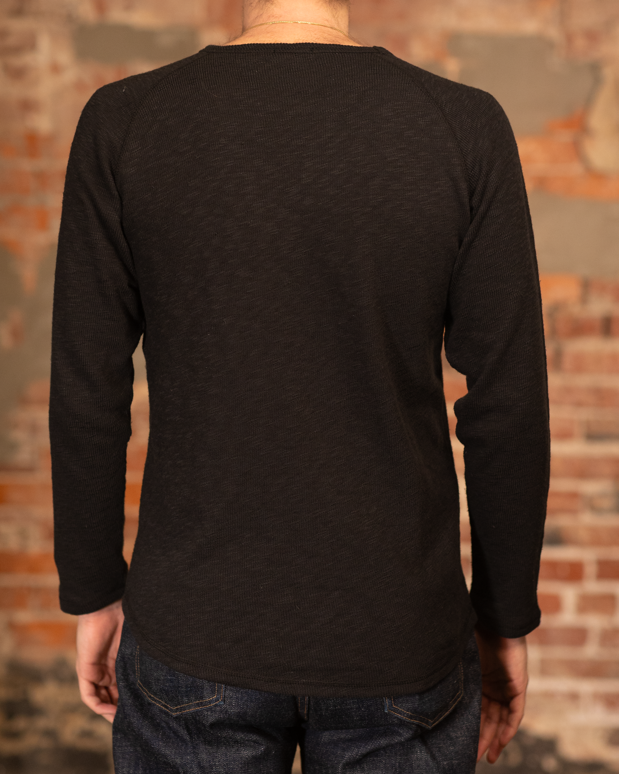 Hansen Garments Felix Raglan Long Sleeve T-Shirt - Black