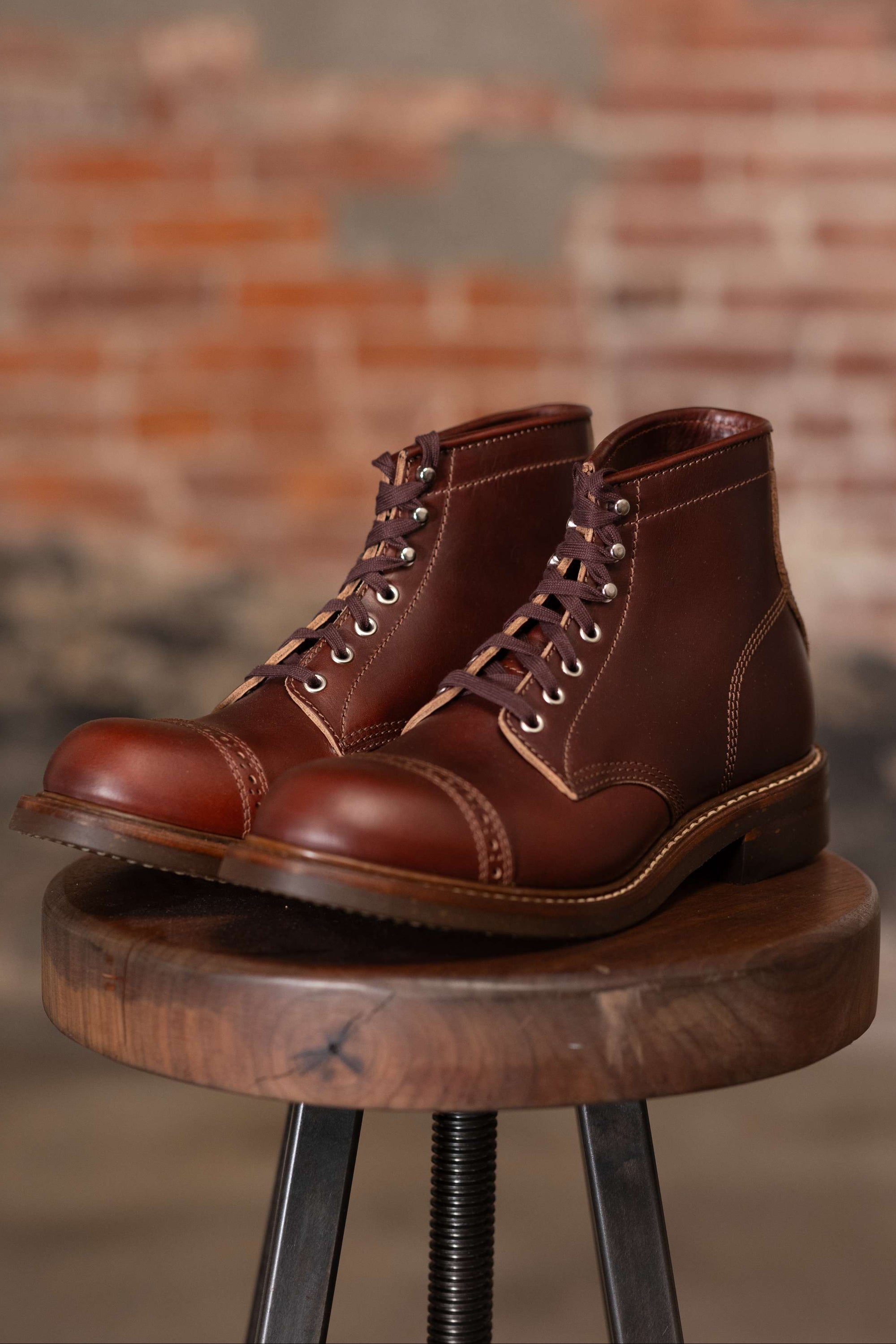 John Lofgren Combat Boot - Horween CXL Timber