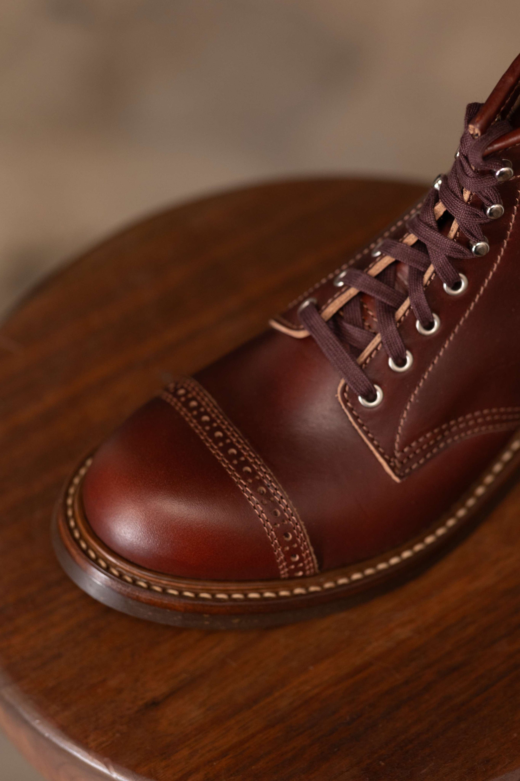 John Lofgren Combat Boot - Horween CXL Timber