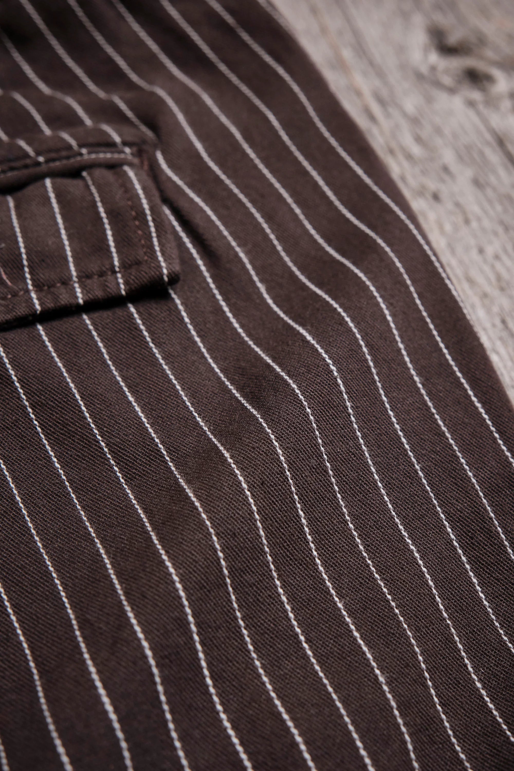 Freenote Cloth Duster Pant - Brown Stripe