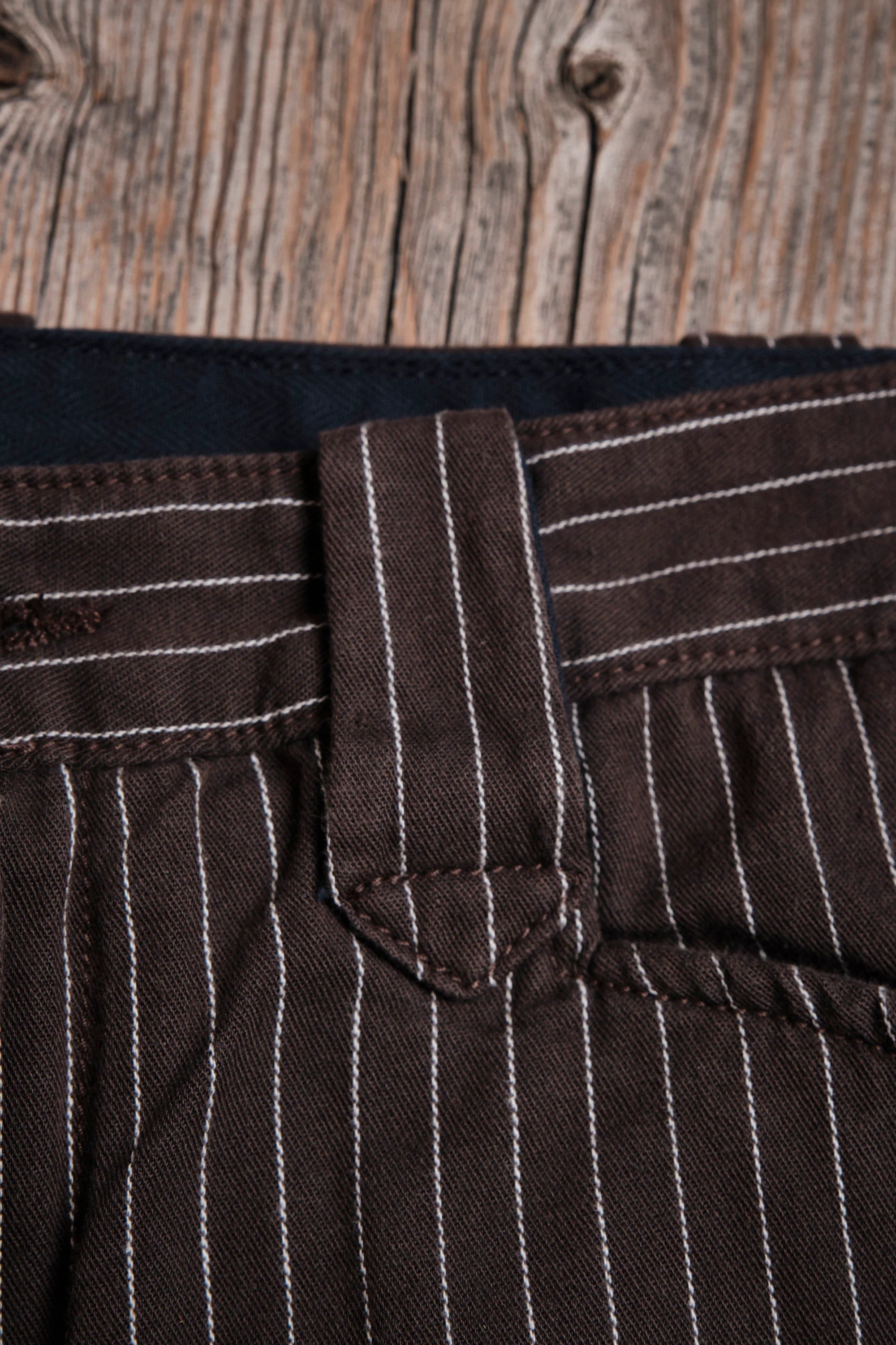 Freenote Cloth Duster Pant - Brown Stripe
