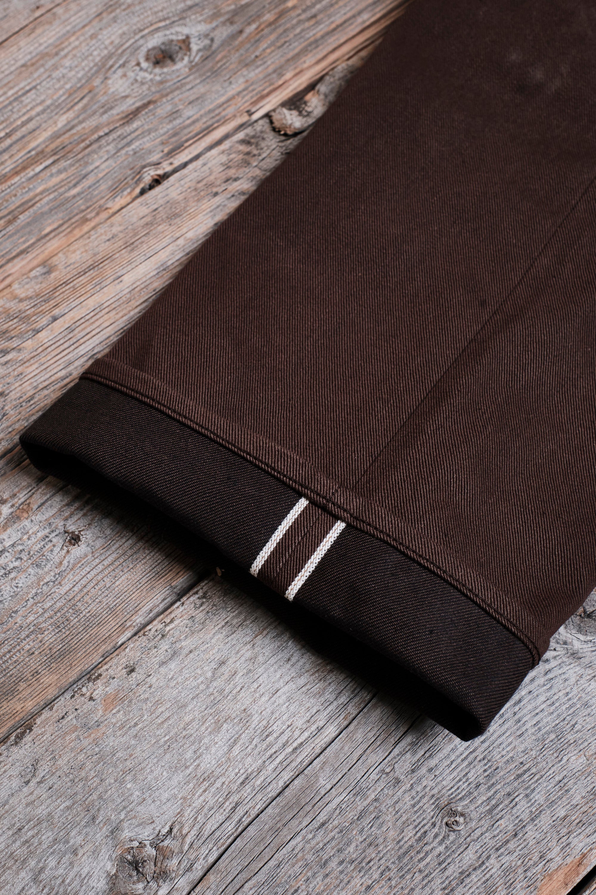 Freenote Cloth Modesto - 15oz Dark Brown Denim